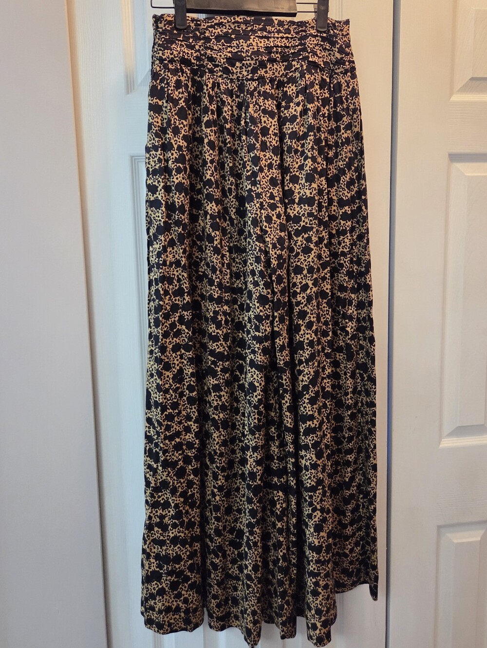 Anthropologie Leopard Print Wide Leg Palazzo Pants | US 0 / EU 32 | 100% Viscose